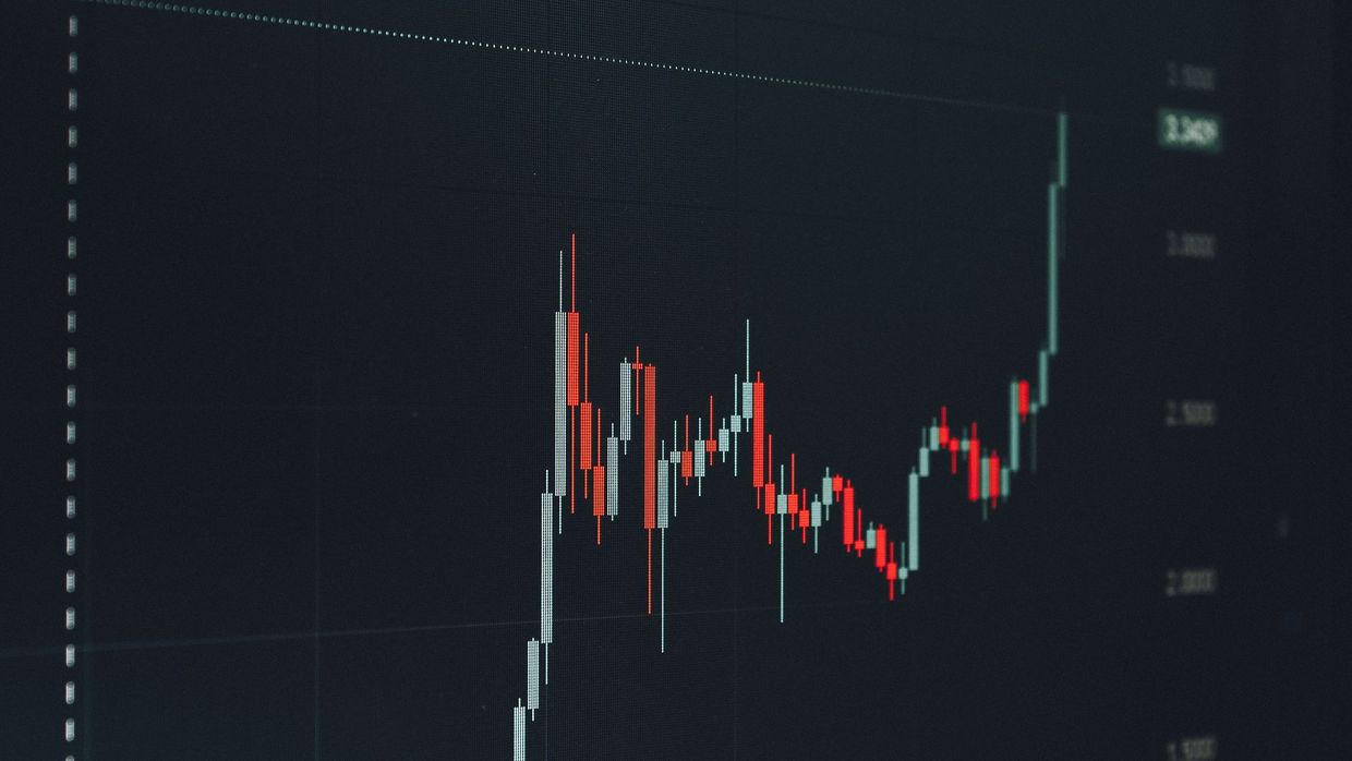 The 2026 SEO job market: analyzing a bullish financial chart highlighting a significant upward trend in the market
